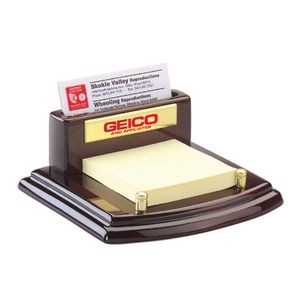 Business Card Holder with Note Pad Holder