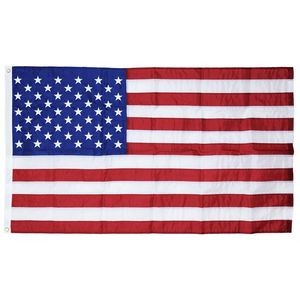 5' x 8' U.S. Outdoor Nylon Flag with Heading and Grommets