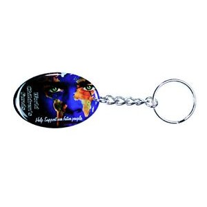 Key Chain / Tag - Custom Double Sided Imprint (1.1 to 2 Square Inch)