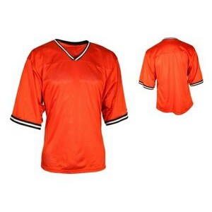 Youth Dazzle Cloth Football Jersey Shirt w/ Stripe Neck & Cuff