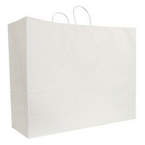 White Kraft Shopping Bag (24"x7"x18.75")