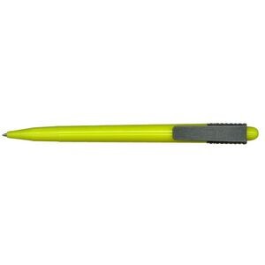 Tapered Retractable Ballpoint Pen w/ Contrast Matte Clip
