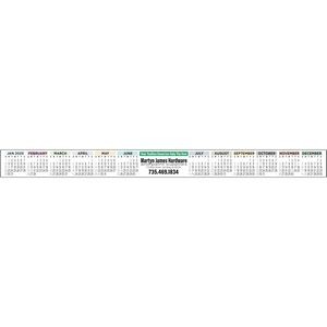 Stick-A-Strip™ Custom Full-Color Imprint Keyboard Calendar