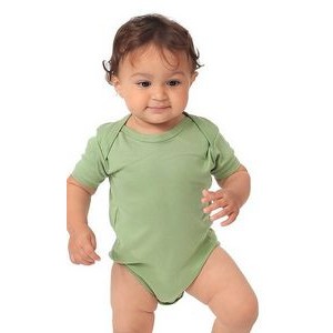 Infant Organic Short-Sleeve One-Piece Romper