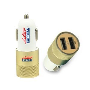 Javelin USB Car Charger - Gold