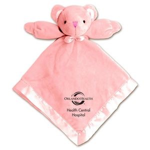 Pink Bear Baby Blanket