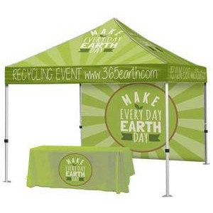 Event Tent Package #2 – Tent + Full Back Wall + Throw