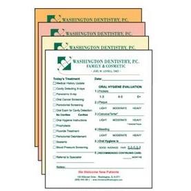 8.5" x 11" 4-Part Full Color Carbonless Forms