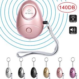 Personal Alarm keychain w/LED Light