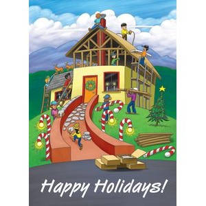 Building Contractor & Builder Holiday Cards
