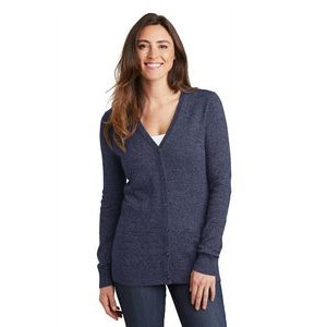 Port Authority Ladies' Marled Cardigan Sweater