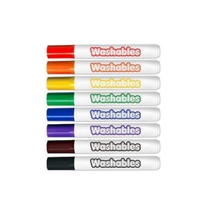 Broad Tip Markers - 200 Count, Washable, 8 Watercolors (Case of 6)