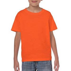 Heavy Cotton Youth T-shirt - Orange - Medium (Case of 12)