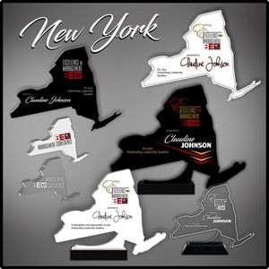 8" New York Black Budget Acrylic Award