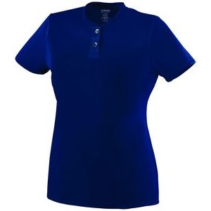Ladies' Wicking Two-Button Jersey