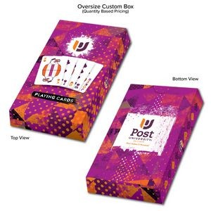 Oversized Playing Cards w/Custom Box