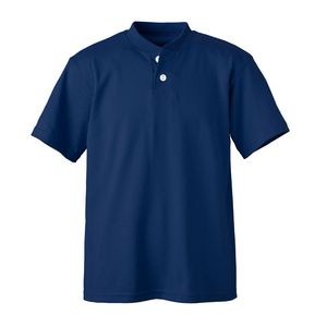 Soffe® Youth 2-Button 50/50 Henley Shirt