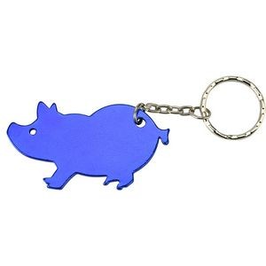 Pig Bottle Opener Keychain