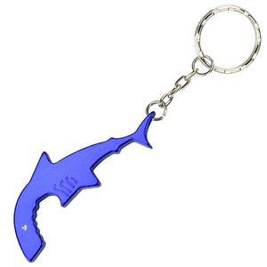 Shark Style Bottle Opener Keychain