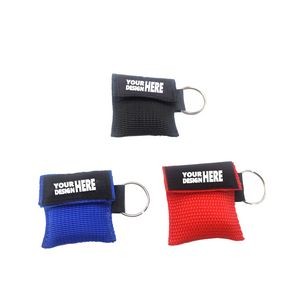Pocket CPR Emergency Mask With Keychain