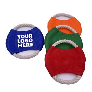 Durable Pet Nylon Cotton Rope Flying Discs Toy