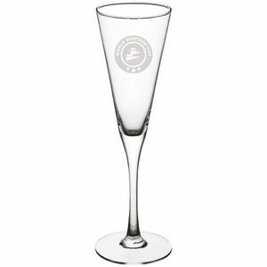 Deep Etched or Laser Engraved Acopa Select 6 oz. Trumpet Flute Glass