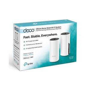 TP-Link (Deco M4) AC1200 Whole Home Mesh WiFi System - 2 Pack