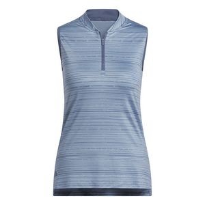 Adidas Ladies Ultimate365 Stripe Sleeveless Polo