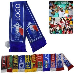 Decorated Fan Scarves With Suction Cups