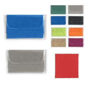 Microfiber Cleaning Cloth with Pad Printing (7" x 7")
