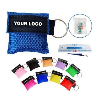 Emergency CPR Face Shield with Keychain