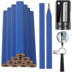 Durable Set of 14 Carpenter Pencils for Precision Marking