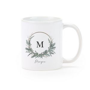 Holiday Monogram Coffee Mug (11 Oz.)