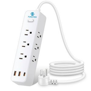 9 Outlets Surge Protector Power Strip w/ 3 USB Charging Ports
