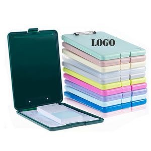 Document Storage Box with Clipboard
