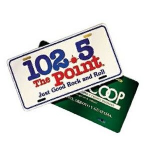 Poly License Plate (.023 Gauge - 6" x 12" or 5-1/4" x 7-7/16")