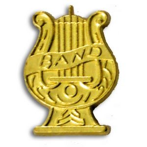 Band Music Lyre Chenille Letter Pin