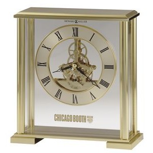 Howard Miller Fairview Brass Finish & Glass Skeleton Movement Clock