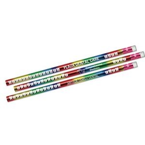 Rainbow Metallic Foil Tooth Pencils