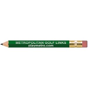 Golf Green Hexagon Golf Pencils with Erasers