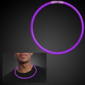 22" Purple Glow Necklace - BLANK