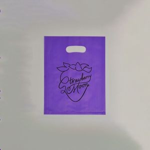 Frosted Grape Colored Poly Merchandise Bag/ 2.5 Mil (9"x12")