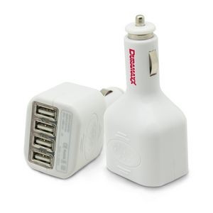 Mortars USB Car Charger - White