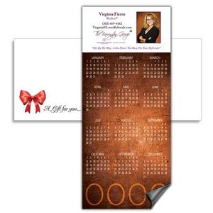 Magnetic Calendar with Envelope - Tangerine