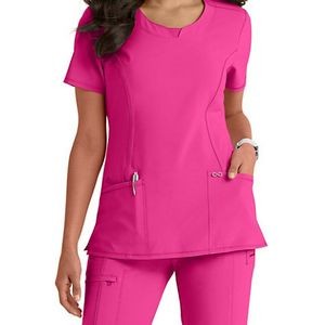 Women's Infinity® by Cherokee® Round Neck Solid Scrub Top