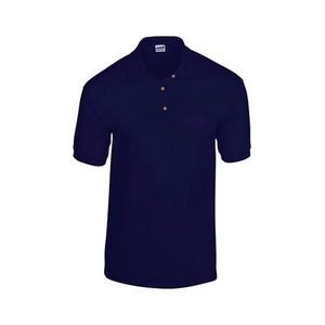 Gildan Irregular Polo Shirts - Navy, Medium (Case of 36)
