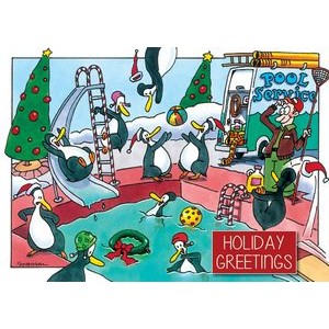 Pool Party Holiday Cards
