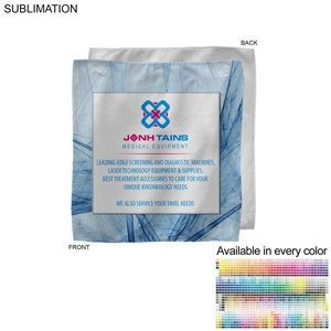 Microfiber Dri-Lite Terry Branding Towel, 15x15, Sublimated Edge to Edge 1 side
