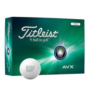 Titleist® AVX™ White Golf Balls 2024 (Dozen)