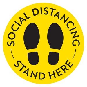 Social Distancing Floor Decal (10 Pack) - Style 1